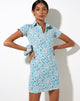 Immagine di Jeeves Mini Dress in Flower Power Blu