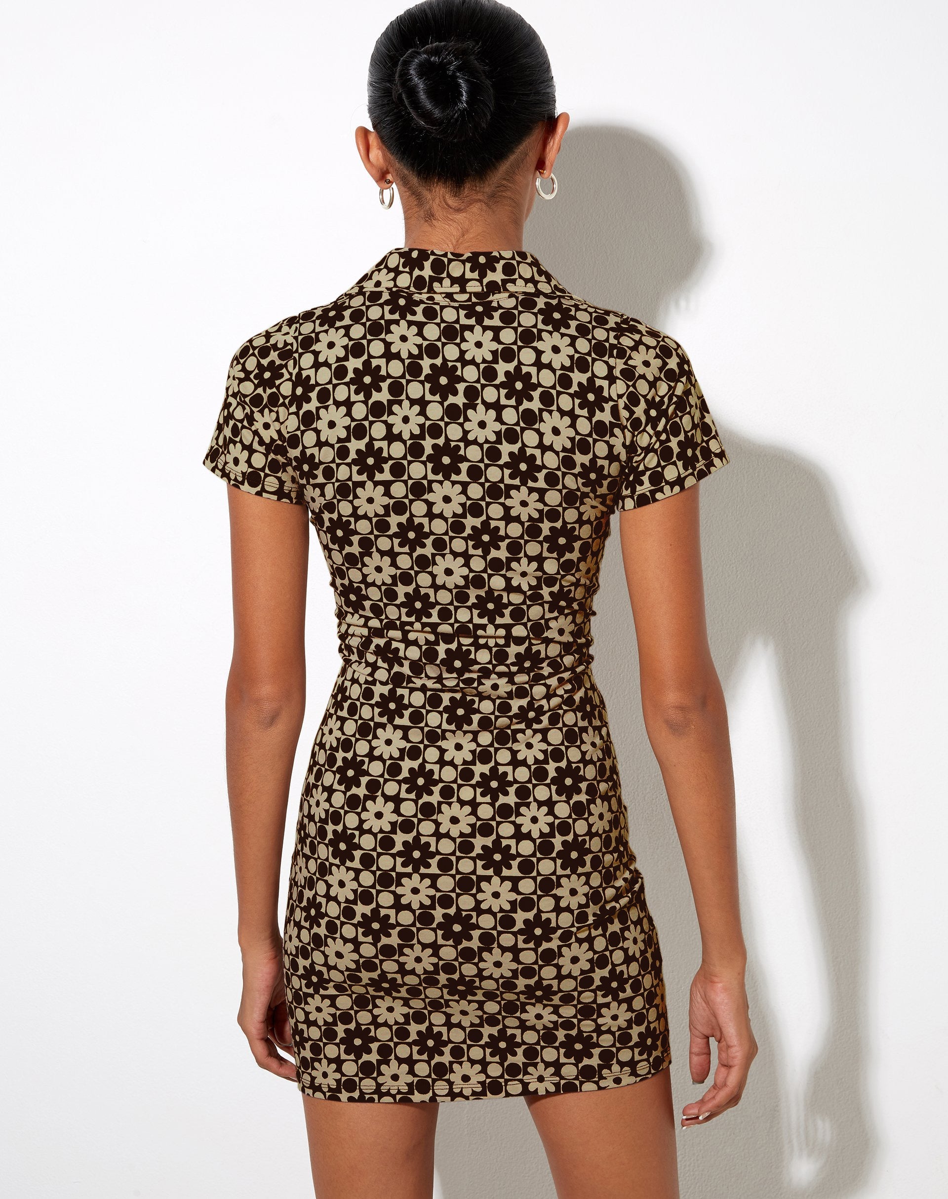 Immagine di Jeeves - Vestito con maglietta Patchwork Margherita Marrone