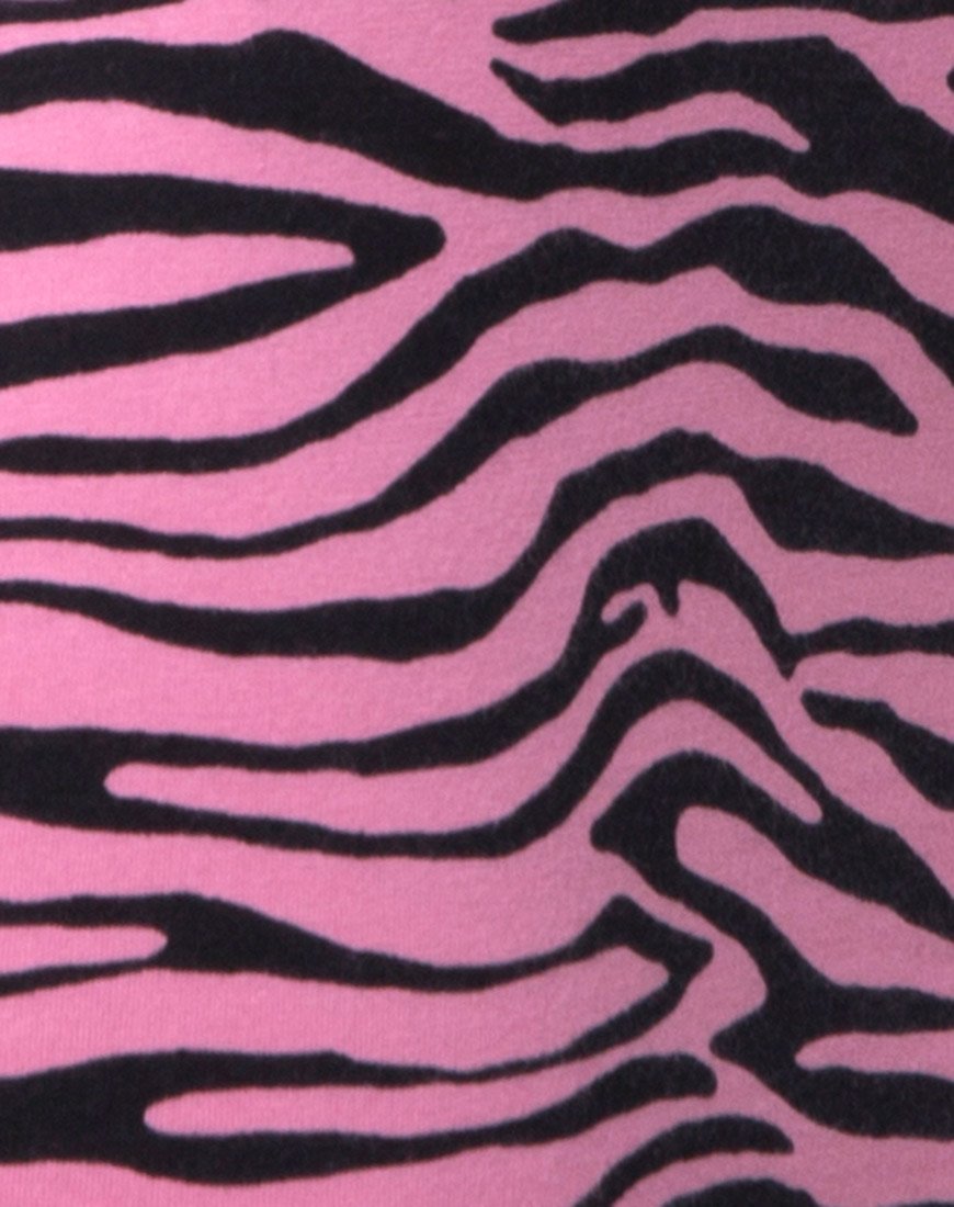 Immagine di Jezabel Abito con cerniere Zebra Rosa