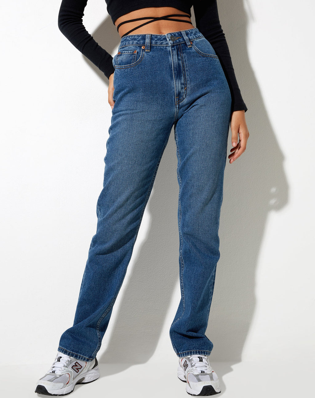 Jeans Jess con lavaggio medio