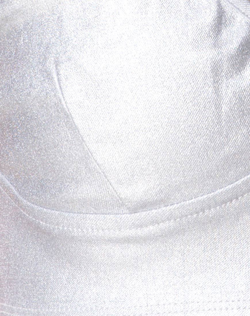 Immagine di Jessie Bralet Top in argento metallizzato
