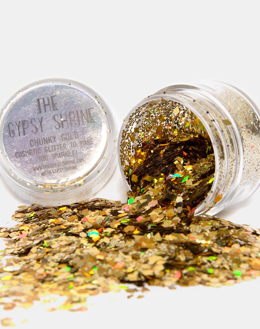 Il vaso glitterato Gypsy Shrine Gold Eclipse