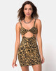 Immagine di Jezabel Cutout Dress in Leopard