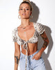 Immagine di Jiha Crop Top in Sand Leopard