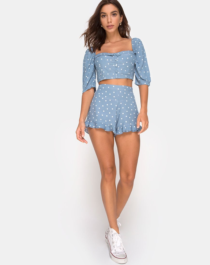 Immagine di Jiro Short in Skater Polka Blu