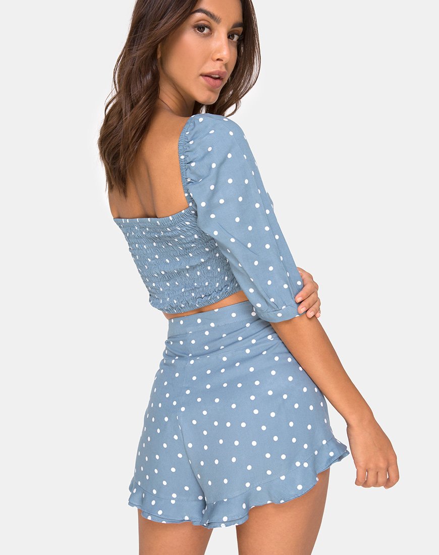 Immagine di Jiro Short in Skater Polka Blu