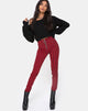 Immagine di Jolim Pantalone in Mini Stripe Rosso e Nero