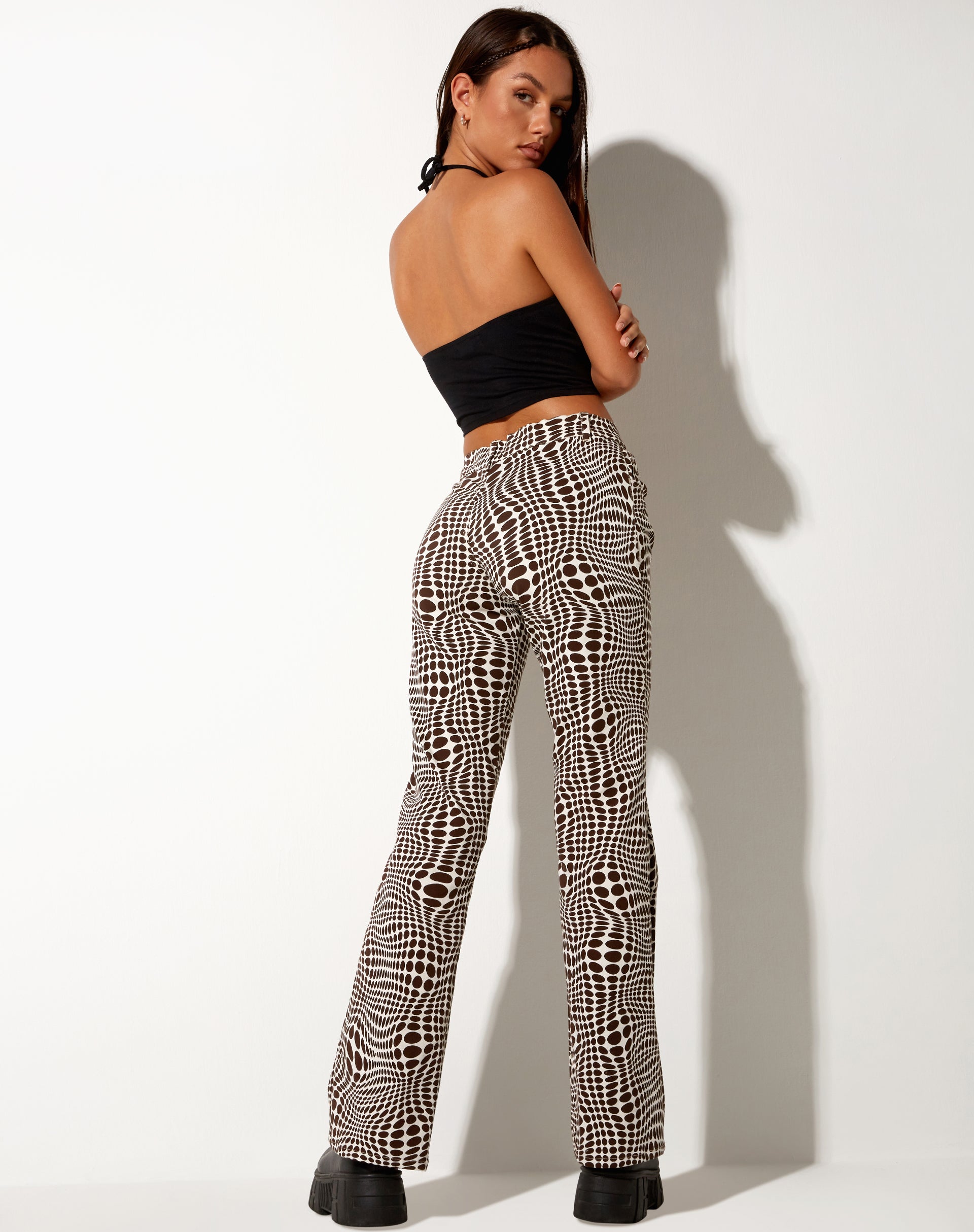 Immagine di Jopan Pantalone svasato in Optic Polka