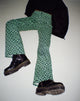 immagine dei pantaloni Jopan in verde piastrella retrò
