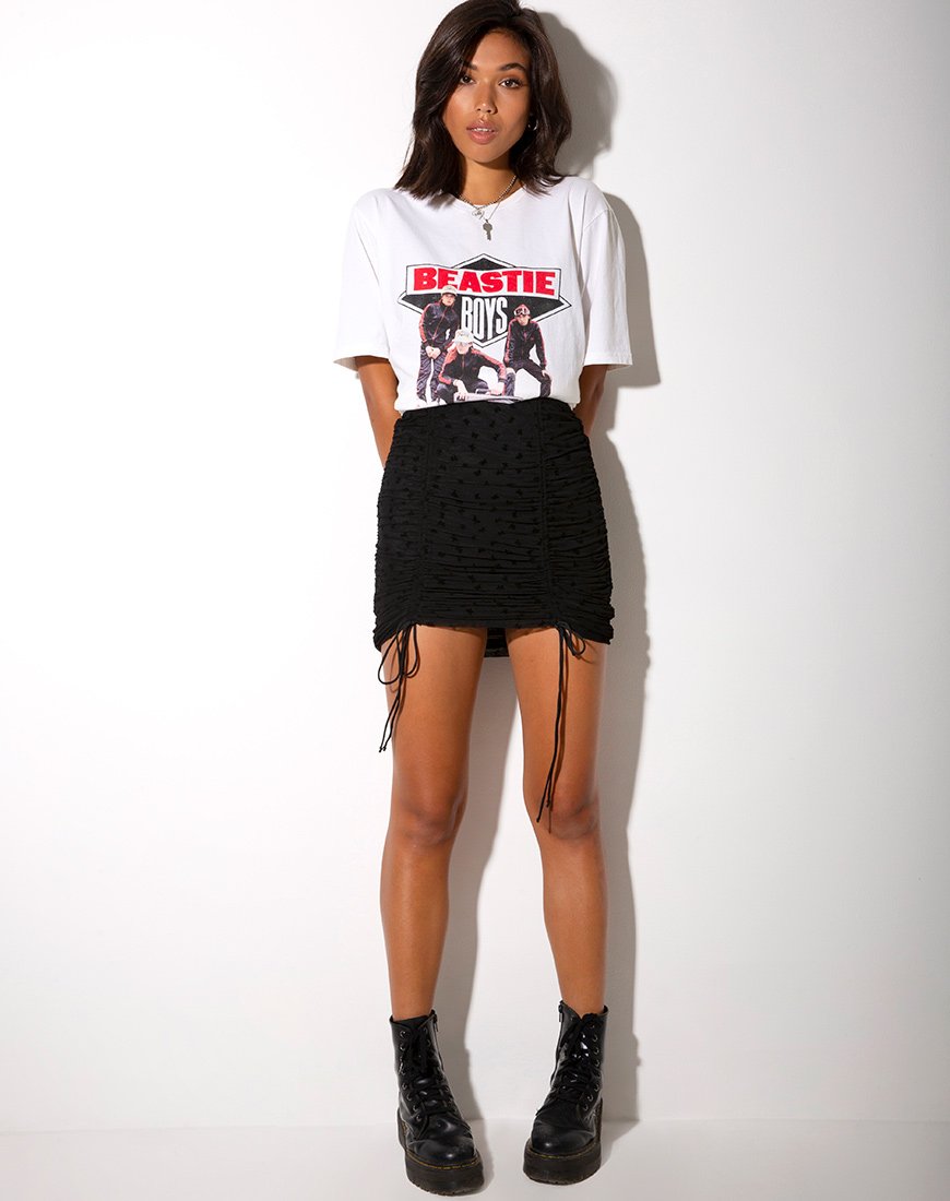 Immagine di Jora Mini Gonna in Nero Flock Flutterby