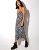 Immagine di Juvina Slip Dress in Classic Zebra
