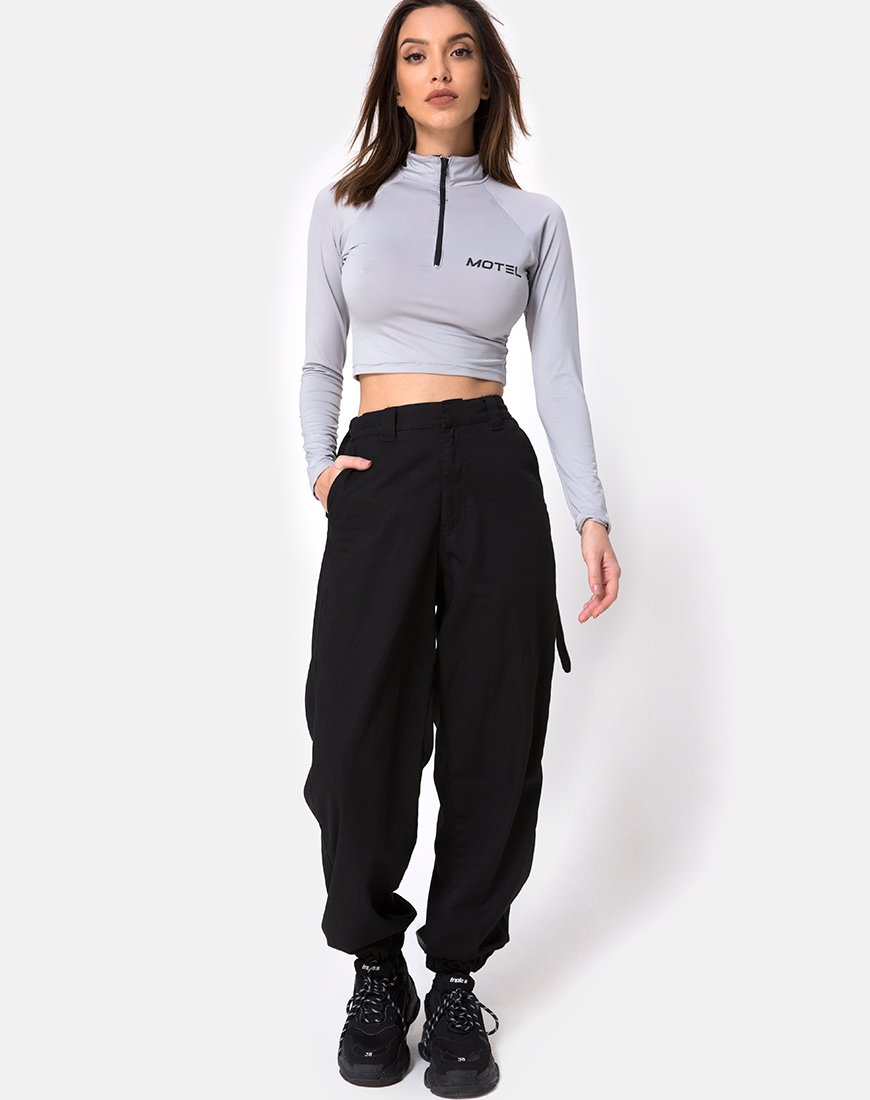 Immagine di Jubie Cargo Trouser in nero Drill