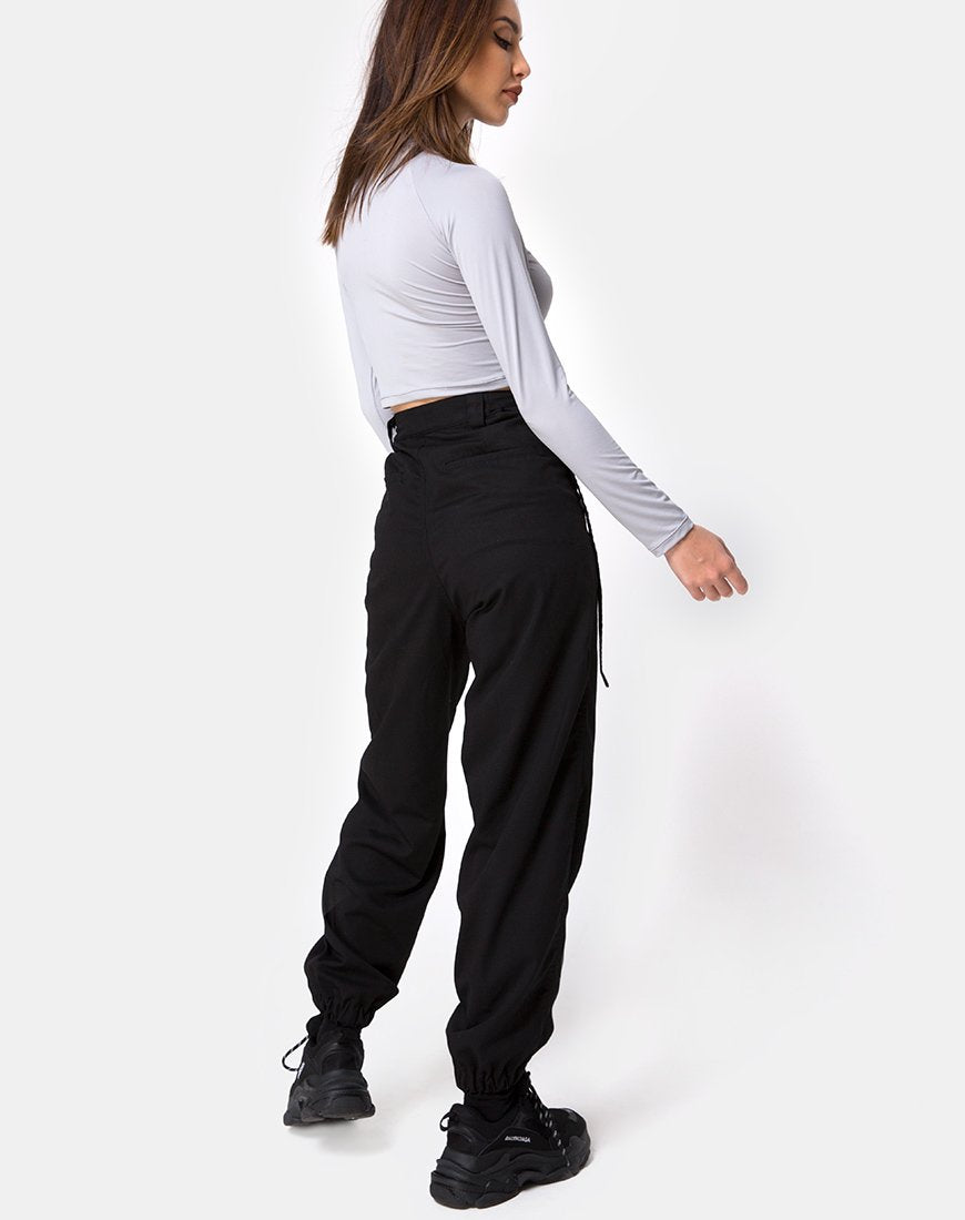 Immagine di Jubie Cargo Trouser in nero Drill