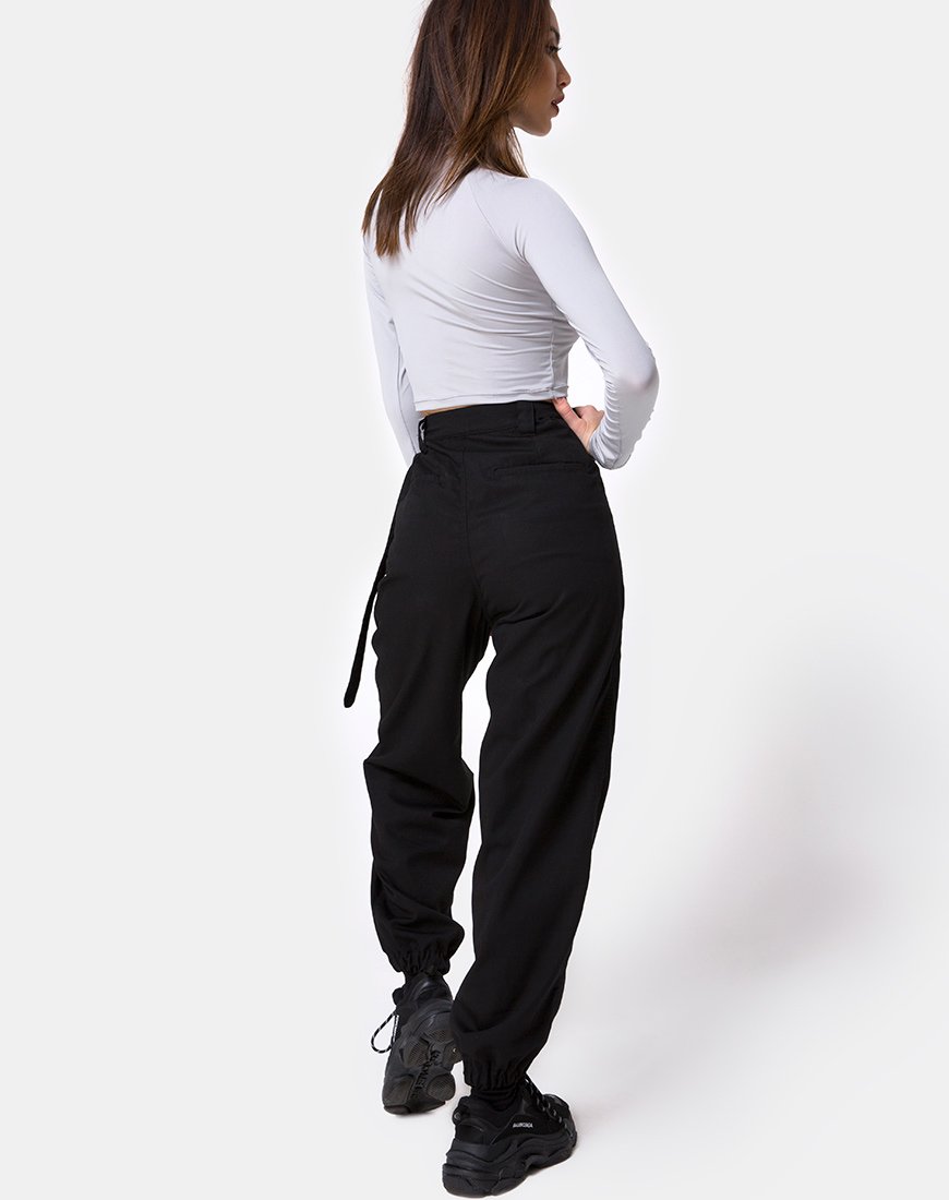 Immagine di Jubie Cargo Trouser in nero Drill