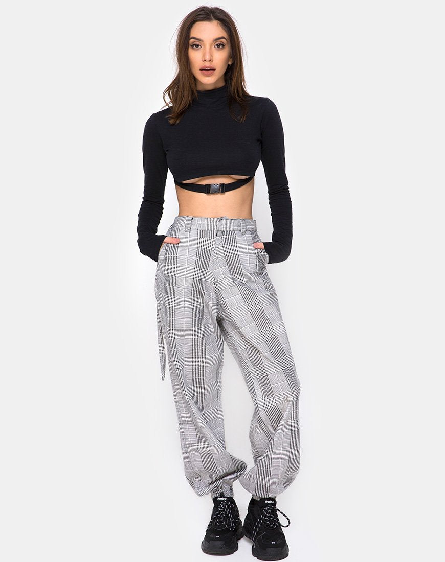 Immagine di Jubie Cargo Trouser in Charles Check Grigio