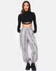 Immagine di Jubie Cargo Trouser in Charles Check Grigio