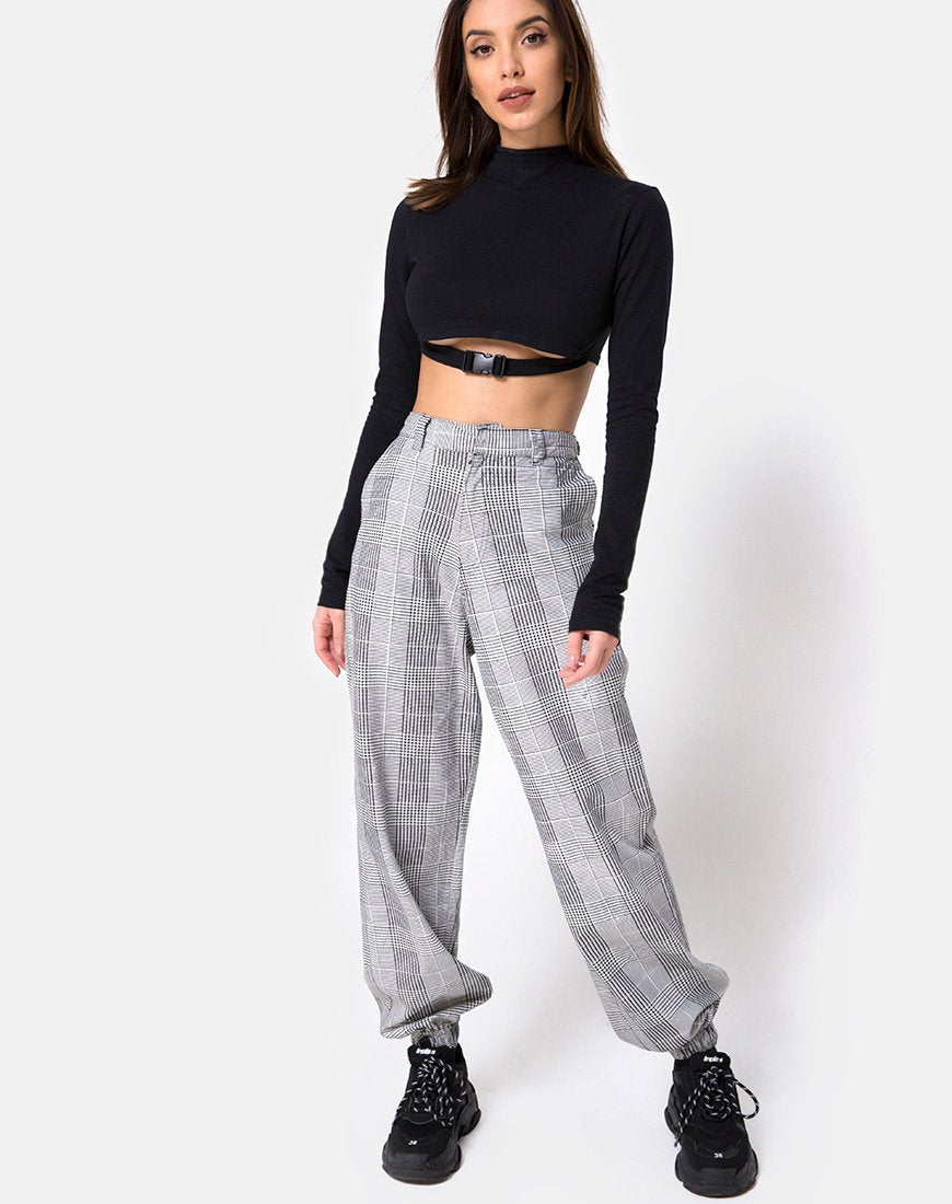 Immagine di Jubie Cargo Trouser in Charles Check Grigio