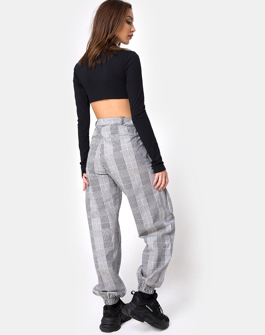 Immagine di Jubie Cargo Trouser in Charles Check Grigio