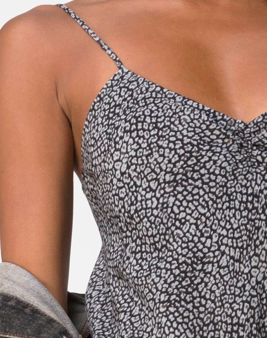 Immagine di Julia Dress in Ditsy Leopard Grey