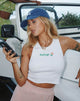 Immagine di Givas Crop Top in bianco Feelings Embro