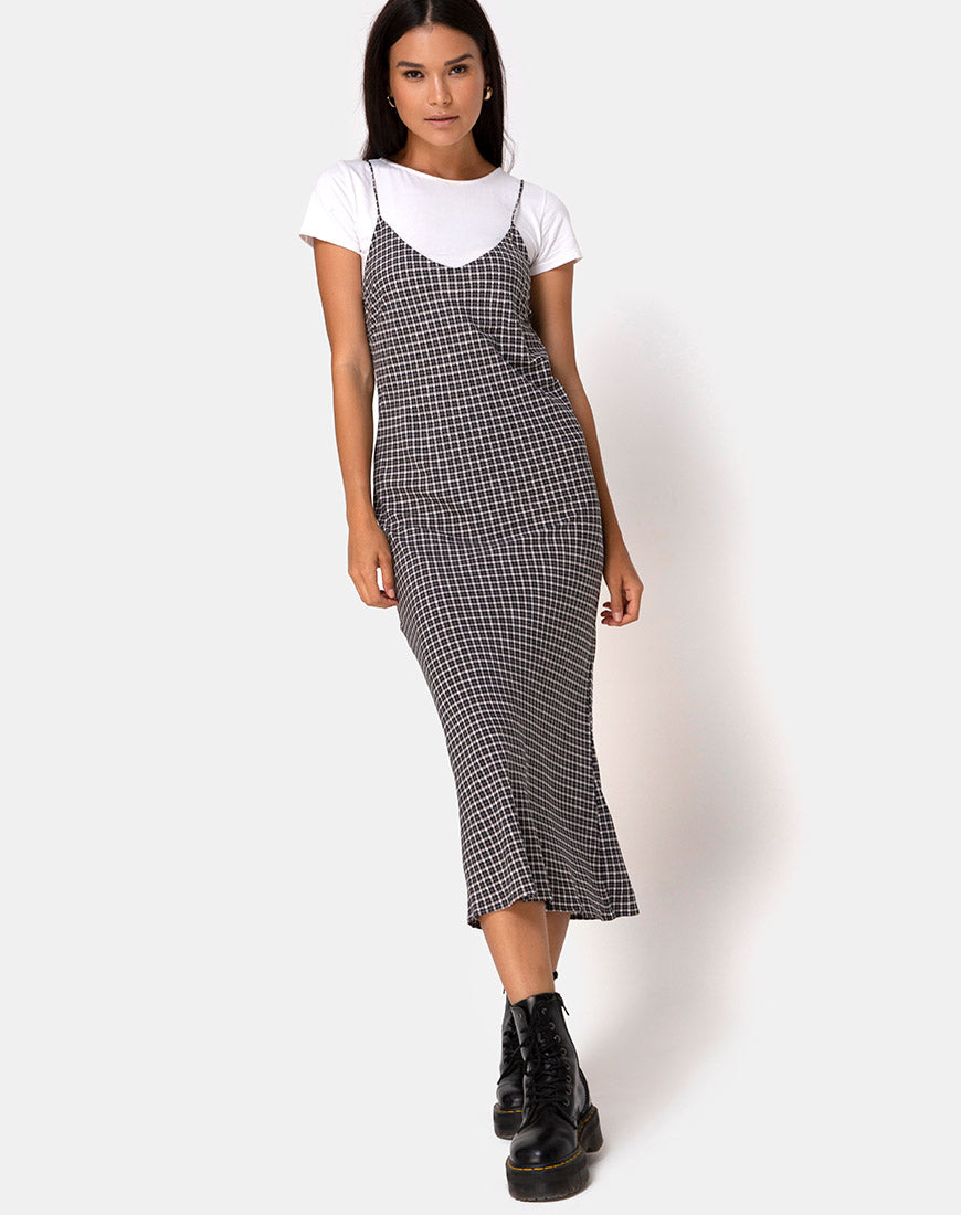 Abito Juvina in nero Check It Out
