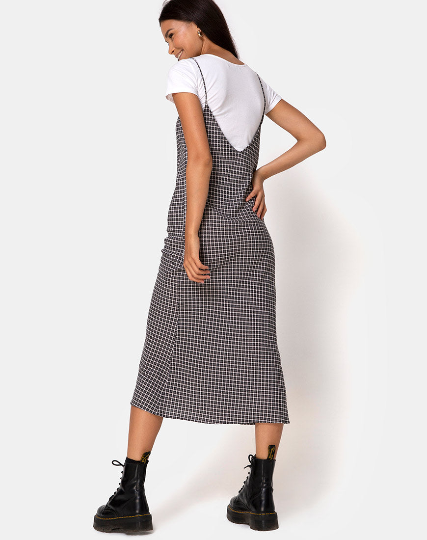 Abito Juvina in nero Check It Out