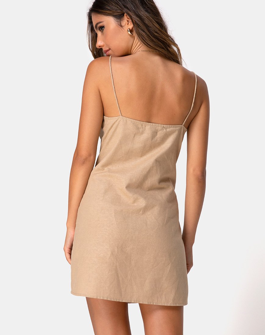 Immagine di Kaira Slip Dress in Taupe