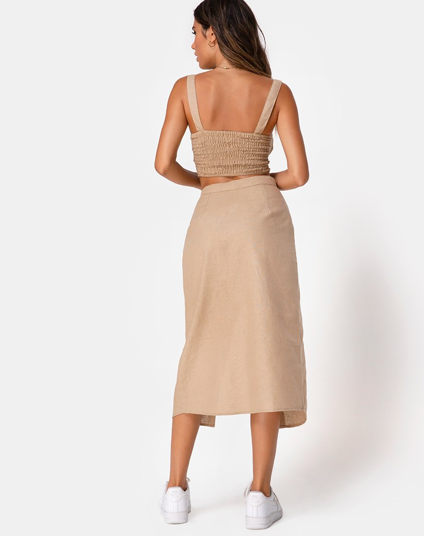 Immagine di Kaisa Midi Skirt in Taupe