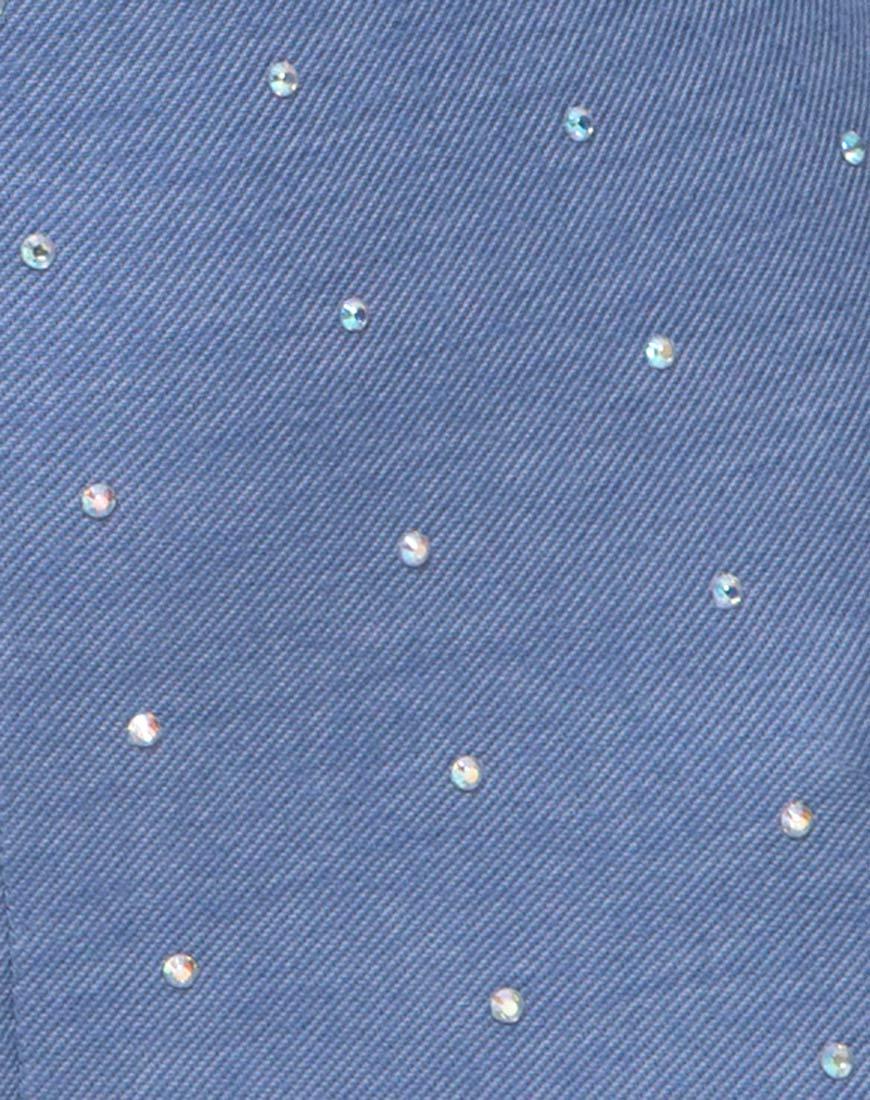 Immagine di Kajoon Playsuit in Denim Blu Hot Fix