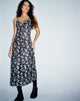 immagine di Kalana Maxi Dress in Verde Floreale