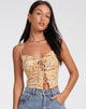 immagine di Kali Cami Top in Ditsy Tangerine