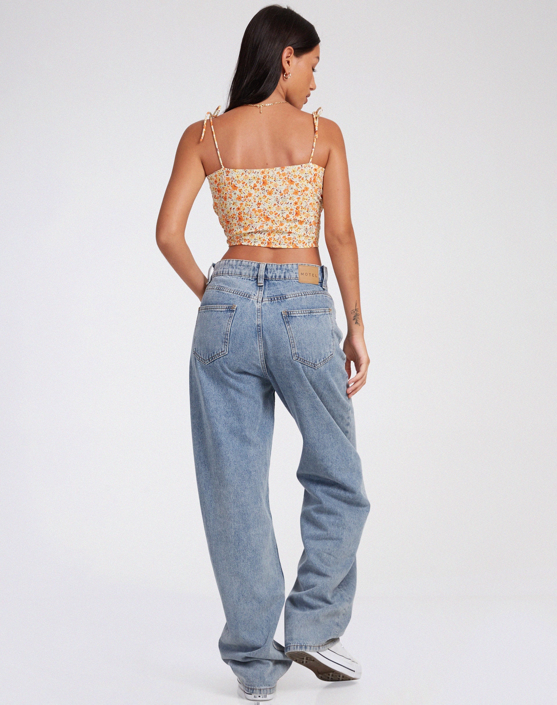 immagine di Kali Cami Top in Ditsy Tangerine