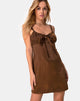 Immagine di Kamalia Slip Dress in raso marrone