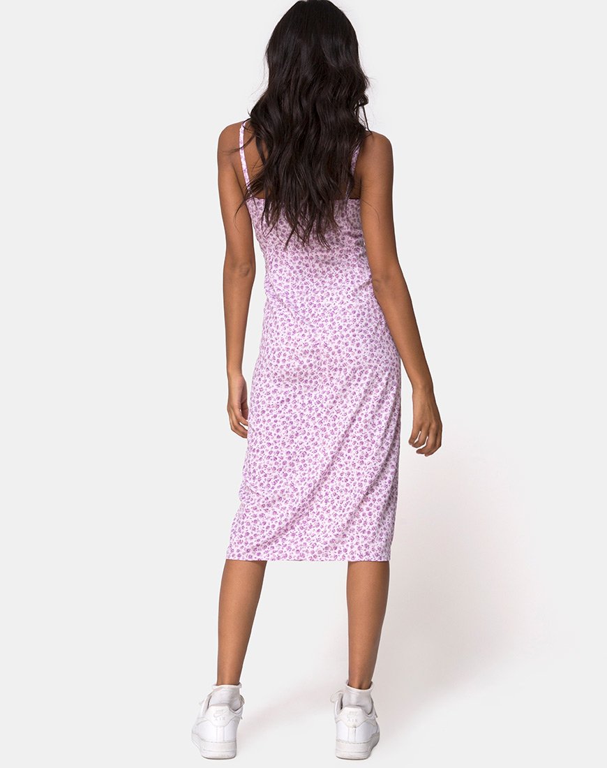 Immagine di Kaoya Midi Dress in Ditsy Rose Lilac