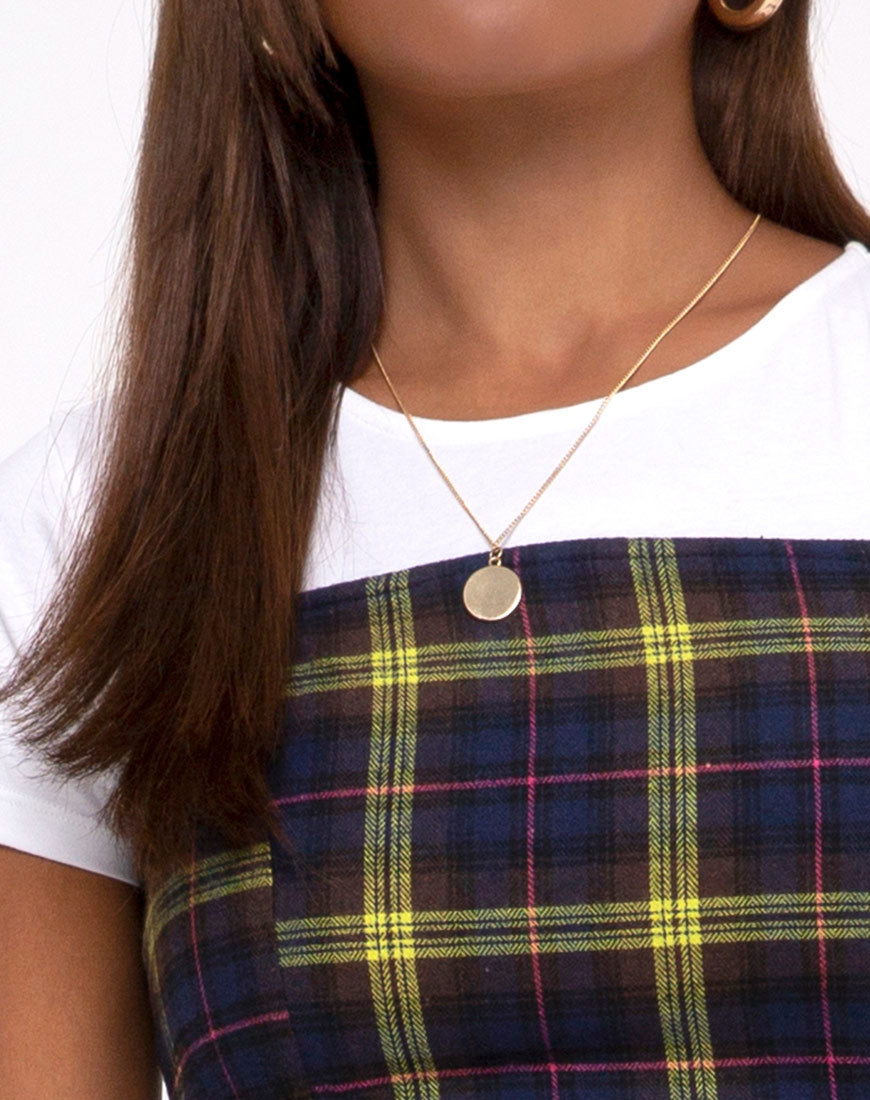 Immagine di Kaoya Abito in Plaid Marrone Giallo Check