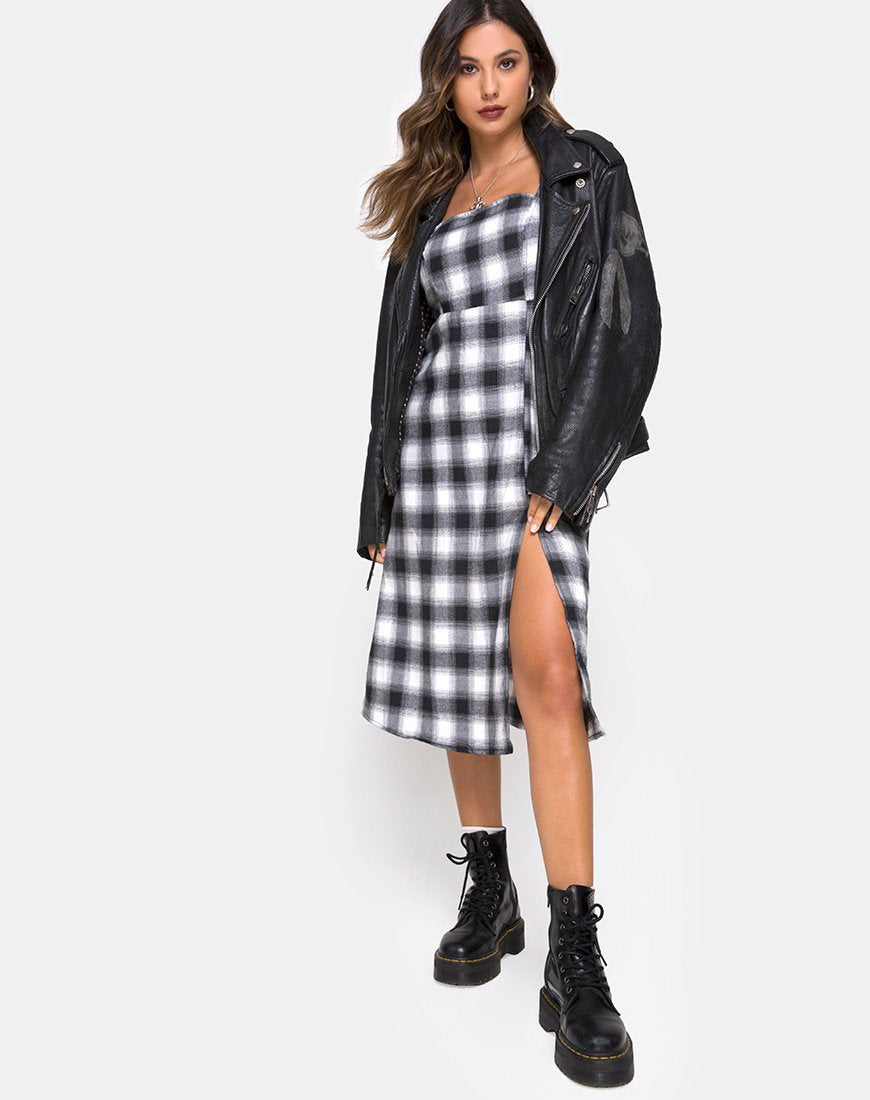 Immagine di Kaoya Abito in Plaid Nero Bianco