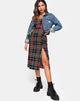 Immagine di Kaoya Abito in Plaid Rosso Verde Giallo Nero