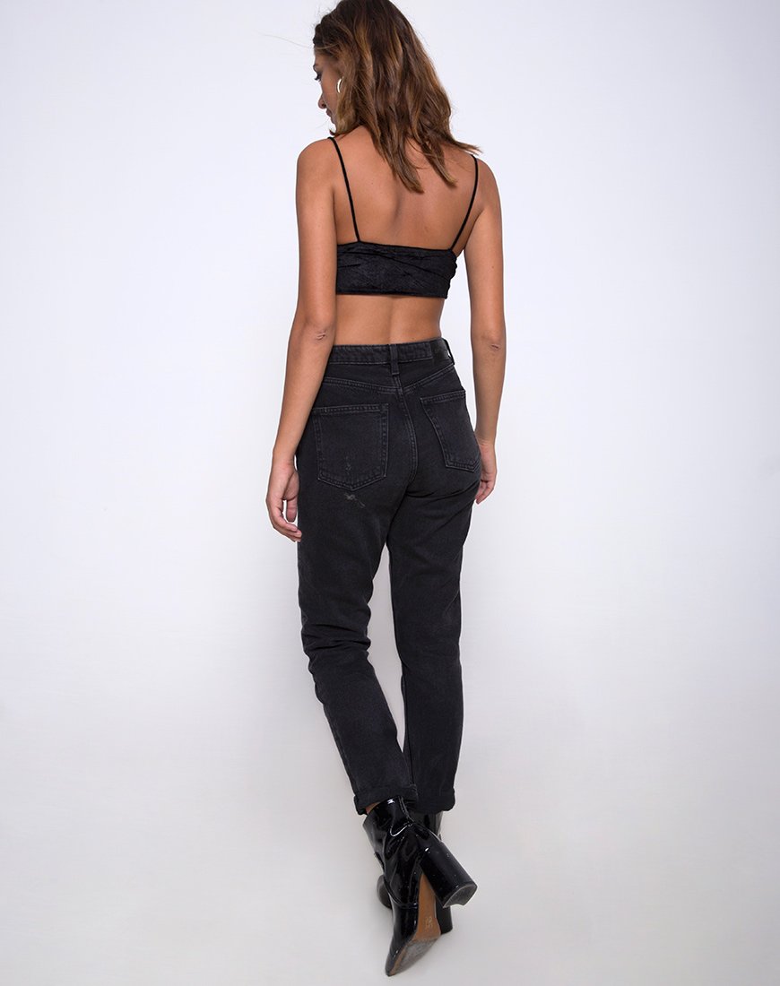 Immagine di Kasen Bralet in velluto nero