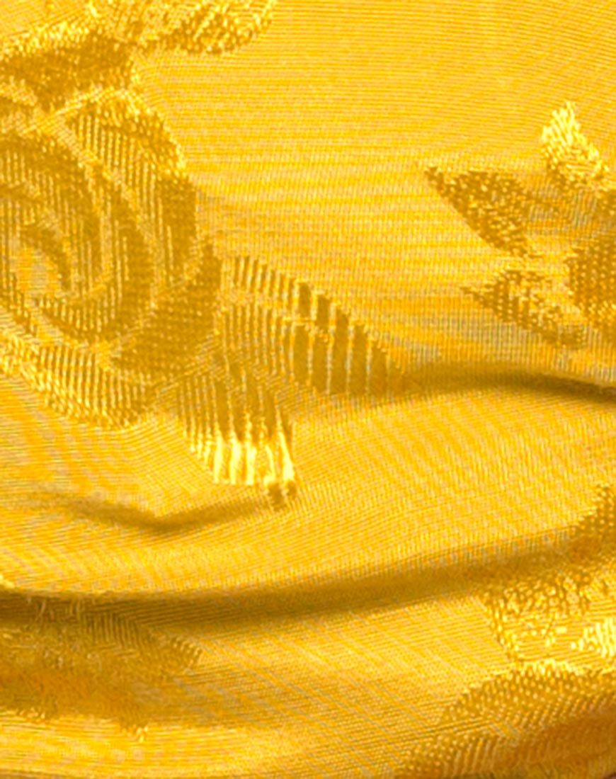 Immagine di Kasen Bralet in raso rosa senape