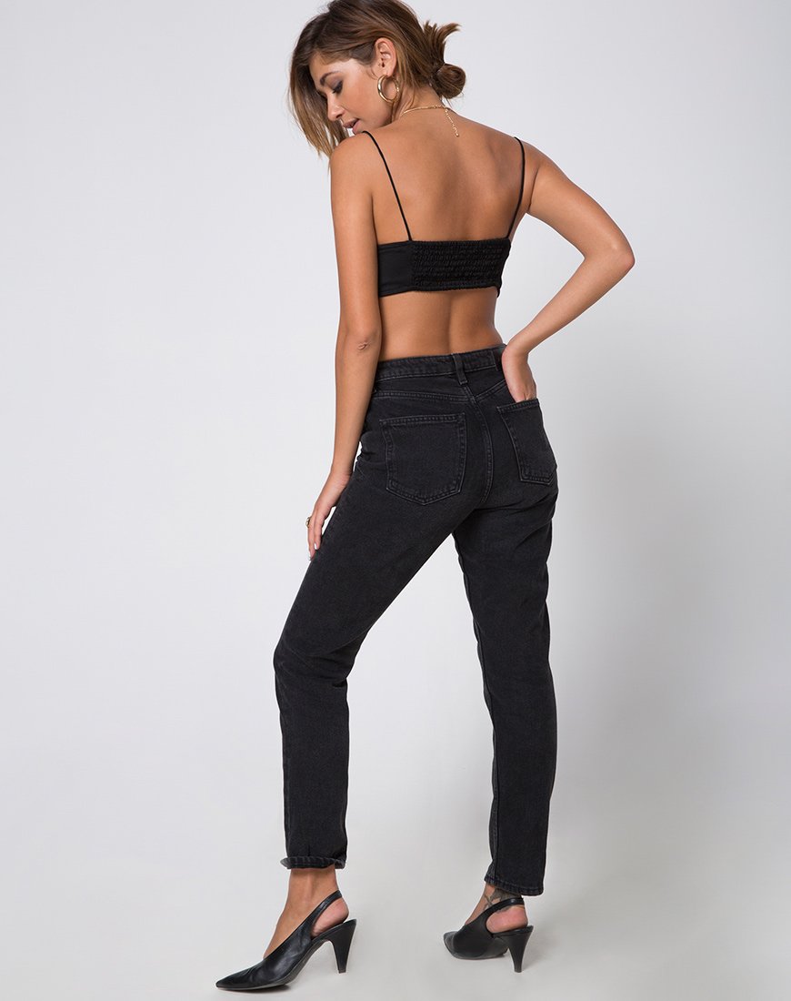 Immagine di Kasen Bralet in satin nero