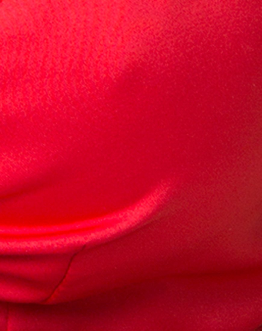 Immagine di Kasen Bralet in raso rosso