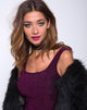 Immagine di Katia Dress in Glitter Burgundy