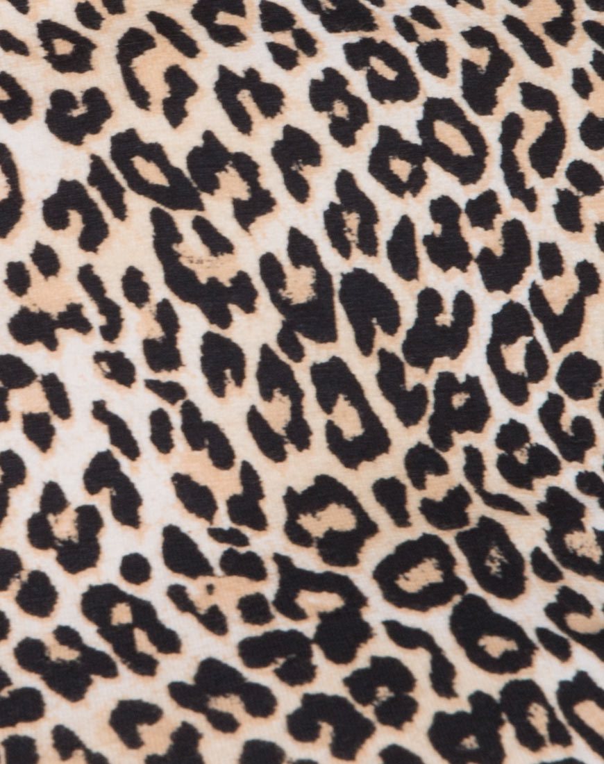 Immagine di Katwin Bodycon Dress in Rar Leopard Brown
