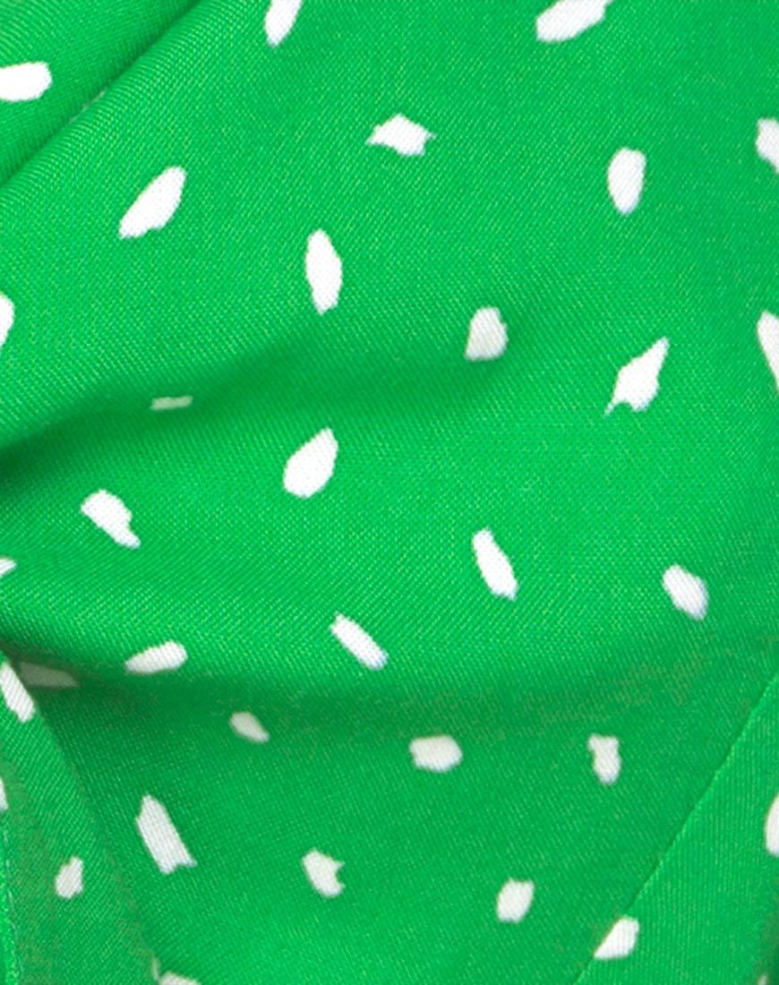 Immagine di Kavon Crop Top in verde Diana Dot