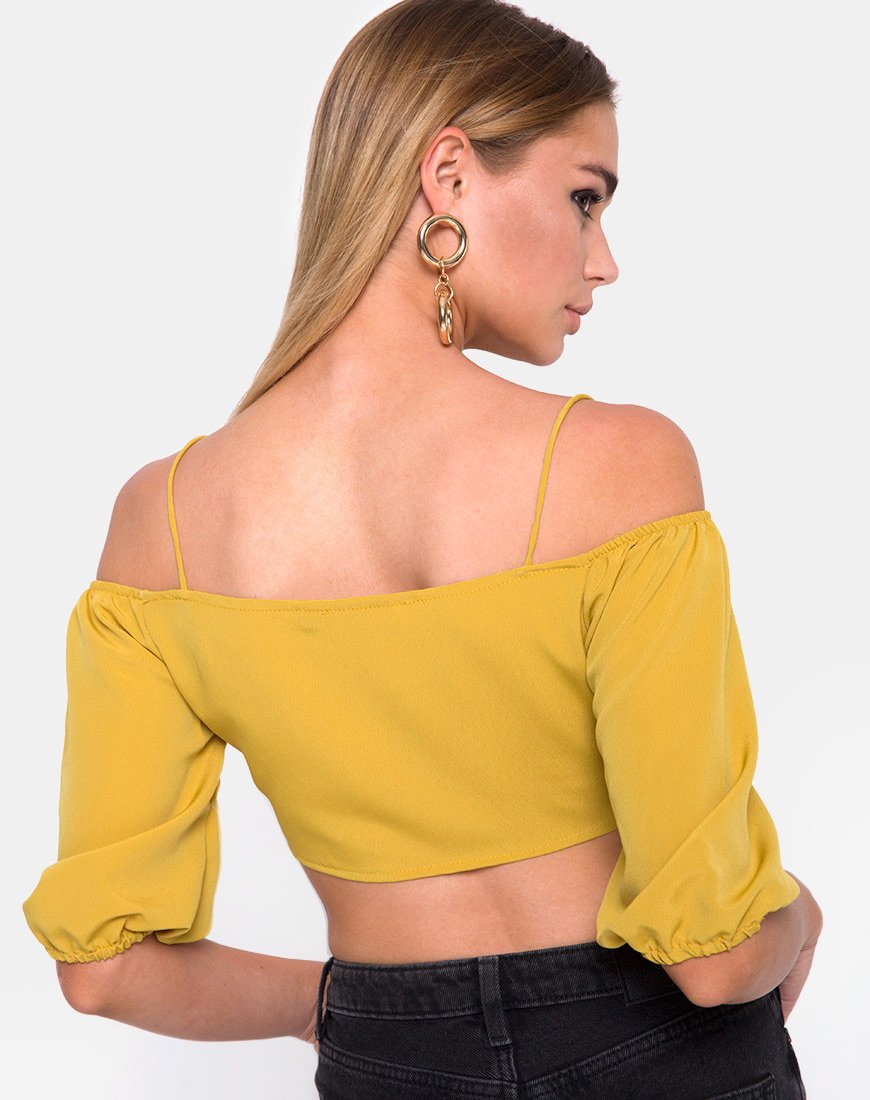 Immagine di Kavon Crop Top in senape