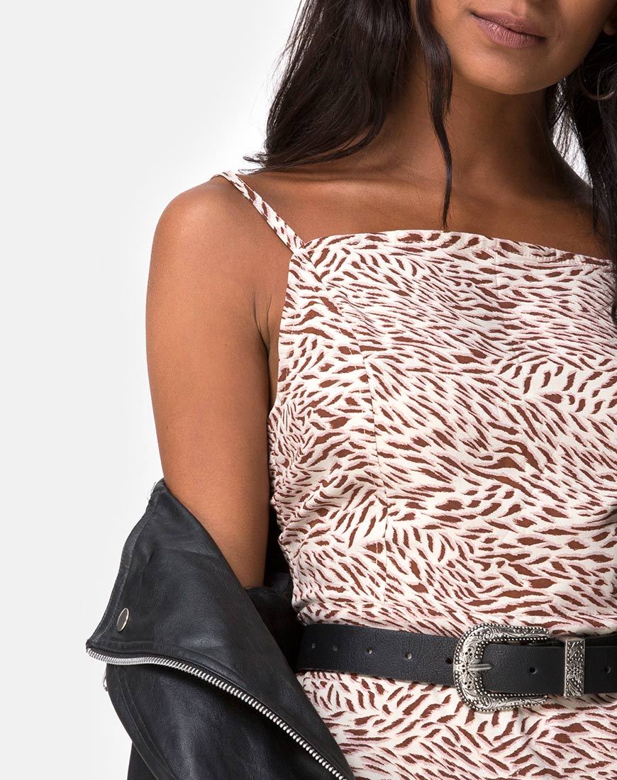Immagine di Kayla Mini Dress in Safari Taupe