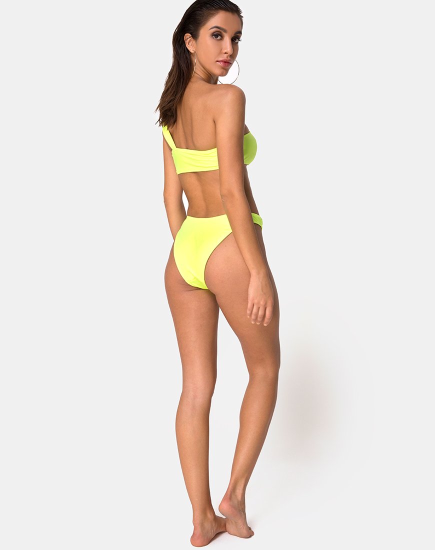 Immagine dello slip Keila in lime rivestito