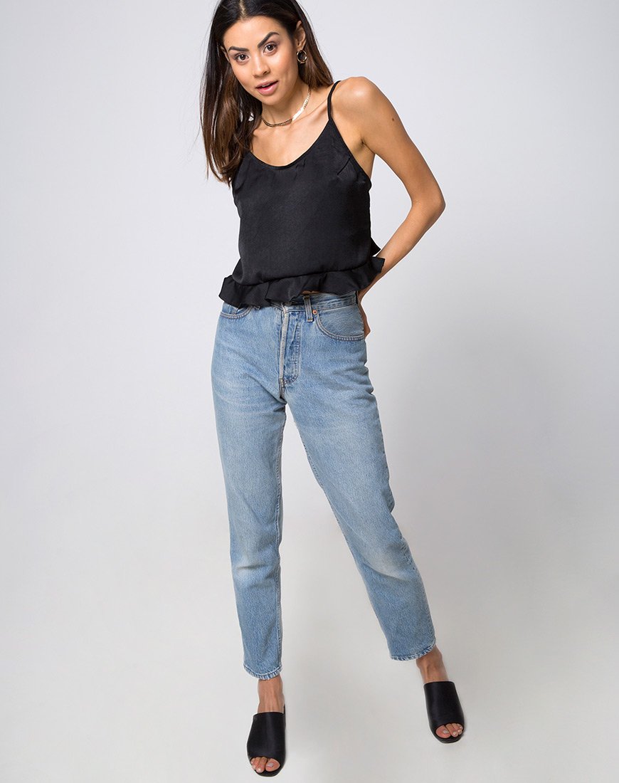 Immagine di Kelay Cami Top in Satin Nero