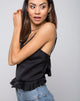 Immagine di Kelay Cami Top in Satin Nero