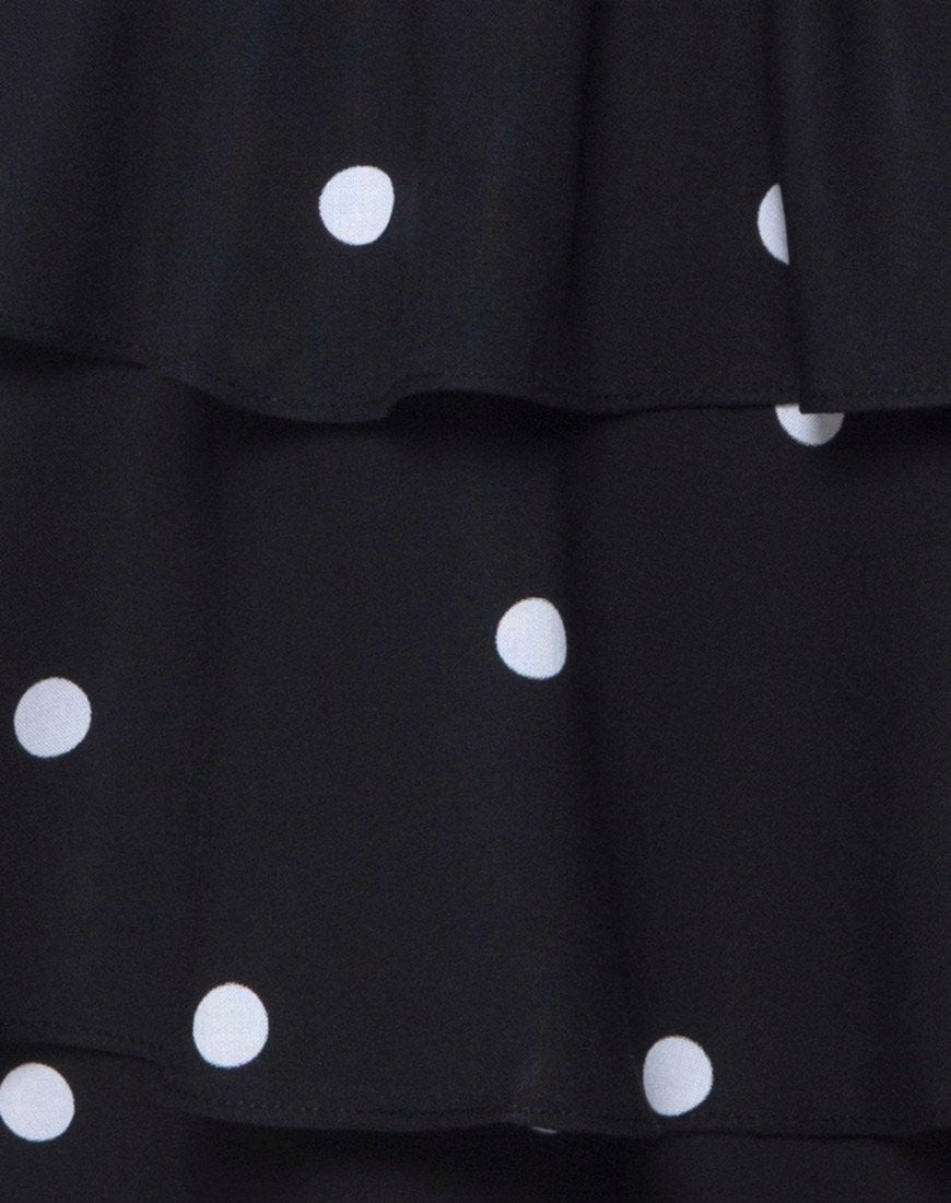 Immagine di Kepsibelle Abito in bianco e nero Polkadot